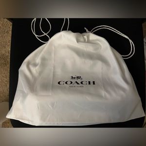 Black shoulder coach purse
